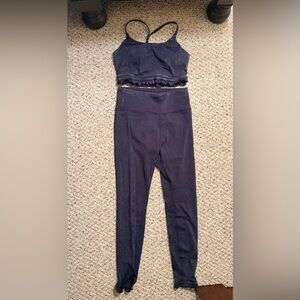 JoyLab “Stonewash” Leggings and Sports Bra Set